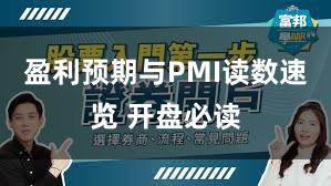 盈利预期与PMI读数速览 开盘必读
