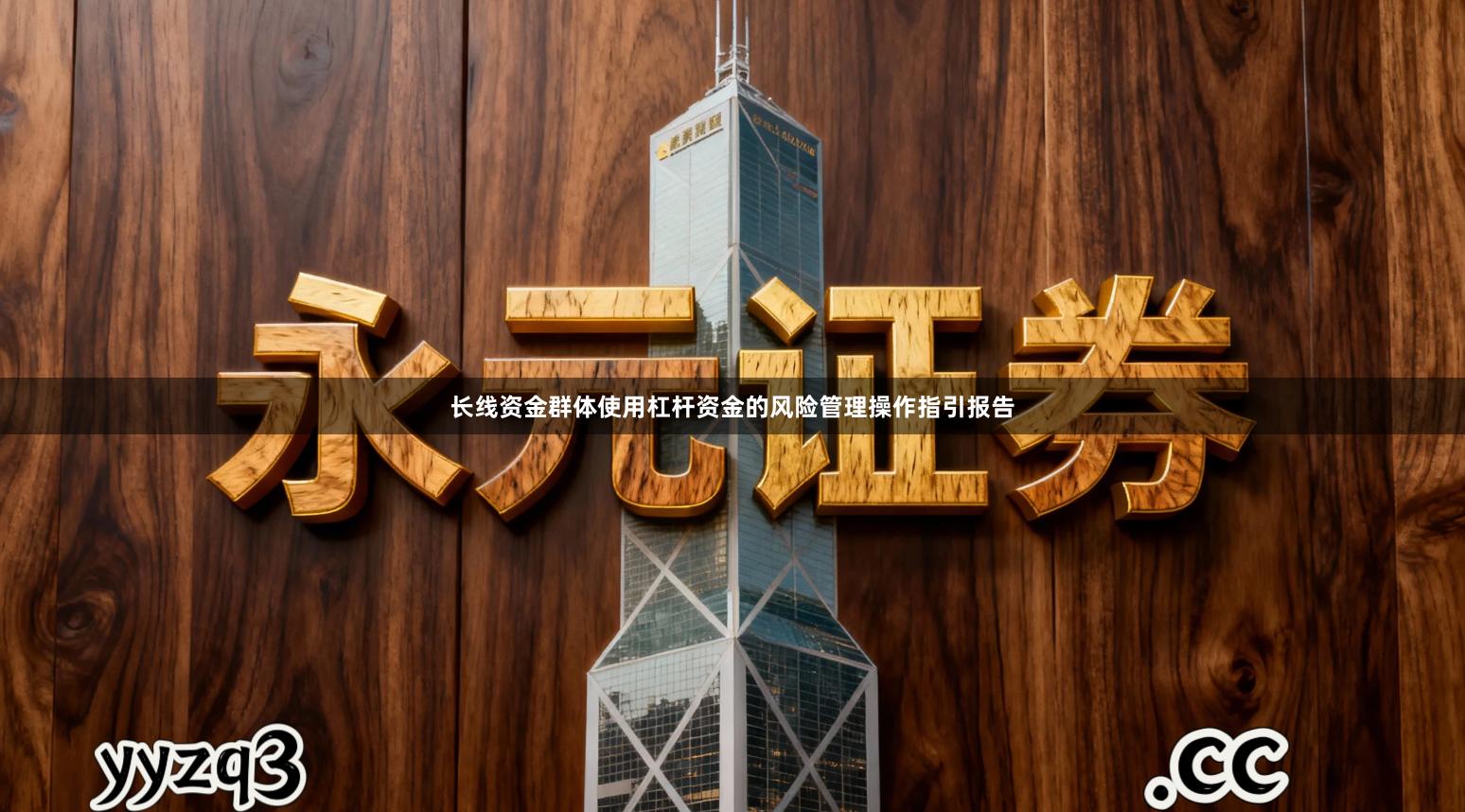 长线资金群体使用杠杆资金的风险管理操作指引报告
